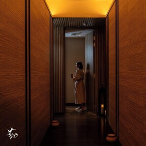 Espace de soins pour les couples, soins corporels, soins d'aromathérapie