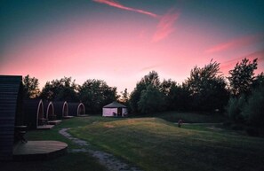 Property grounds - Somerset glamping pod with access to adventure activities. (East Huntspill)