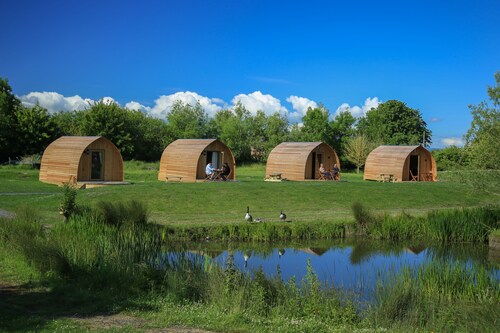 Somerset glamping pod with access to adventure activities.