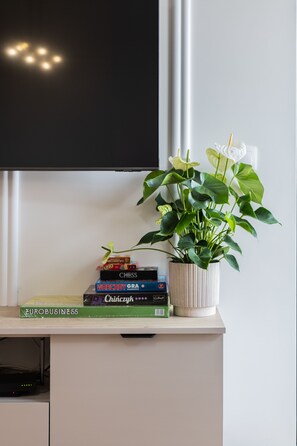 Comfort-Apartment | 1 Schlafzimmer, Bügeleisen/Bügelbrett, kostenloses WLAN, Bettwäsche