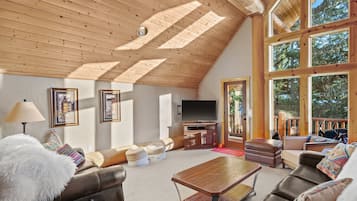 TV connectée, cheminée