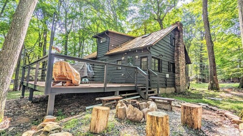 Walk to Lake Renovated Secluded Forest Escape The Biddle House by Avantstay