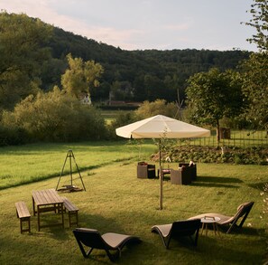 Property grounds - Apartment 'Zauberhaftes Franken Erleben' with Mountain View, Private Terrace and Wi-Fi (Gräfendorf)