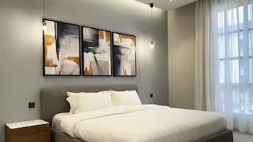 Design-Apartment, 3 Schlafzimmer | 3 Schlafzimmer, Verdunkelungsvorhänge, Bügeleisen/Bügelbrett