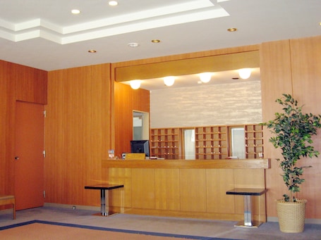 Reception. Hotel Pearl City Tendo