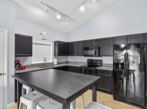 Fridge, microwave, oven, dishwasher - Stylish 5BR Villa Near Disney w/ Pool, Spa & Epic Lake Views (Davenport)