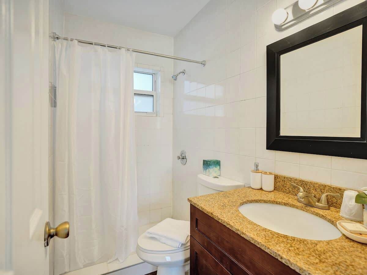 Shower, hair dryer