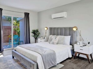 Iron/ironing board, travel crib, free WiFi, bed sheets