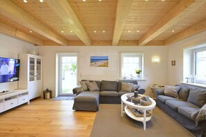 Smart TV, fireplace - Reetstern Utersum Comfortable holiday residence (Utersum)