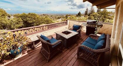4BR/3BA retreat with stunning Silicon Valley views