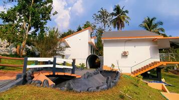 Blick auf den Garten