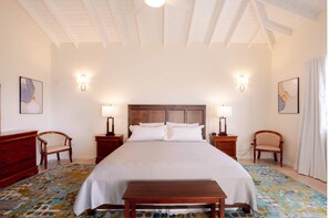 4 bedrooms, in-room safe, desk, iron/ironing board - Oasis with Pool, Hot Tub & Sauna (Rodney Bay)