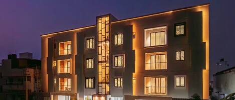 Overnatningsstedets facade