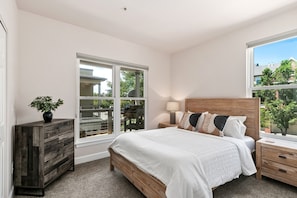 Condo, Multiple Beds, Balcony, Garden View (405 Mason Court (Unit 215)) | 2 bedrooms, individually decorated, individually furnished, desk - Quiet Urban Escape - Backs to Poudre River Trail (Fort Collins)
