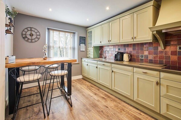 Fridge, microwave, oven, stovetop - Host & Stay | Lime Tree House (Holme)