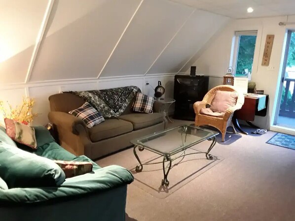 Smart TV, DVD player, books