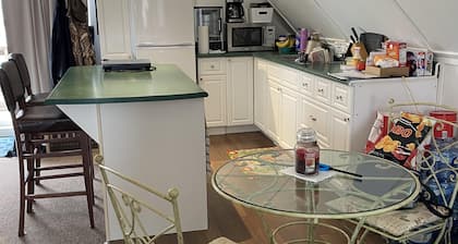 Loft above boathouse