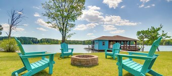 Waterfront Lake Gaston Home w/ Private Dock!