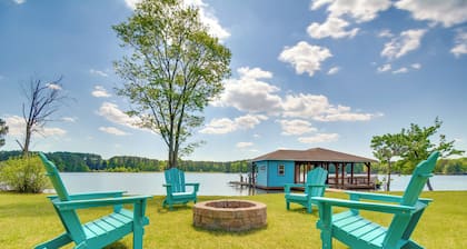 Waterfront Lake Gaston Home w/ Private Dock!