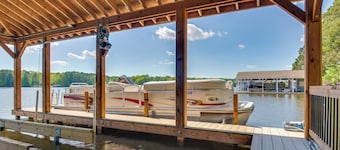 Waterfront Lake Gaston Home w/ Private Dock!