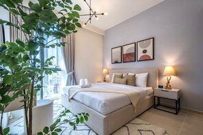 1 quarto, cofres nos quartos, ferros/tábuas de passar roupa