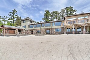 Interior - Game Room & Fire Pit: Chic Pocono Pines Home! (Pocono Pines)