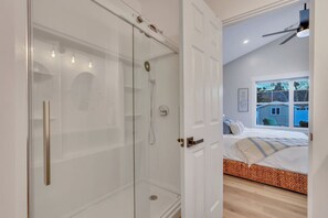 Hair dryer, towels