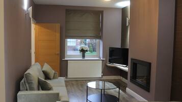 TV connectée, cheminée