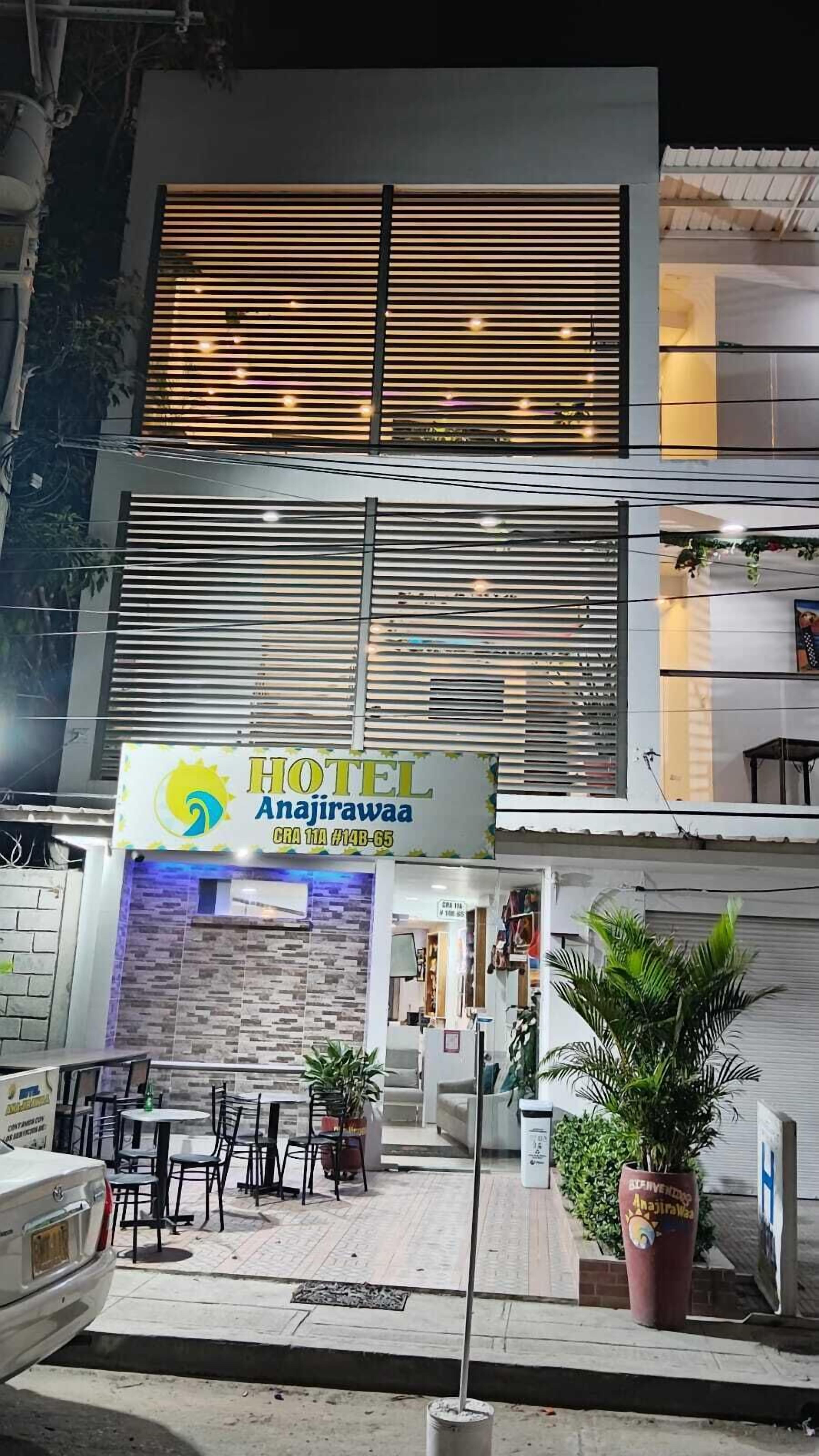 Façade de l’hébergement