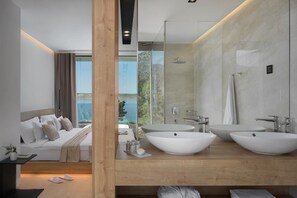 Hair dryer, towels