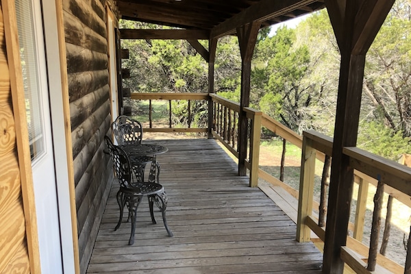 Roomy covered porch