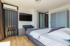 4 chambres, fer et planche Ă repasser, Wi-Fi, draps fournis