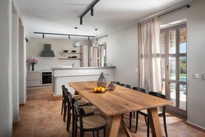 Dining - Rustic Villa Seseli pool, panoramic view, pet friendly, quiet area, family (Sveti Lovrec)
