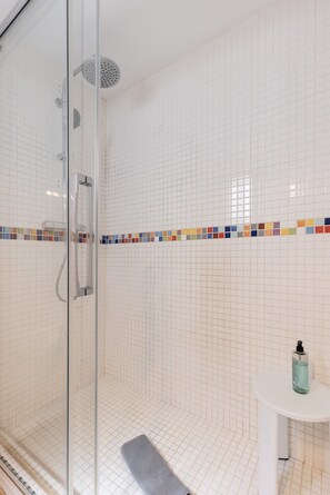 Shower, hair dryer