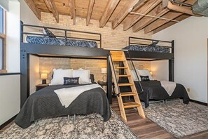 2 bedrooms, iron/ironing board, travel crib, WiFi