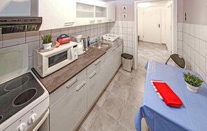 Fridge, stovetop - Ferienwohnung Malchow (Malchow)