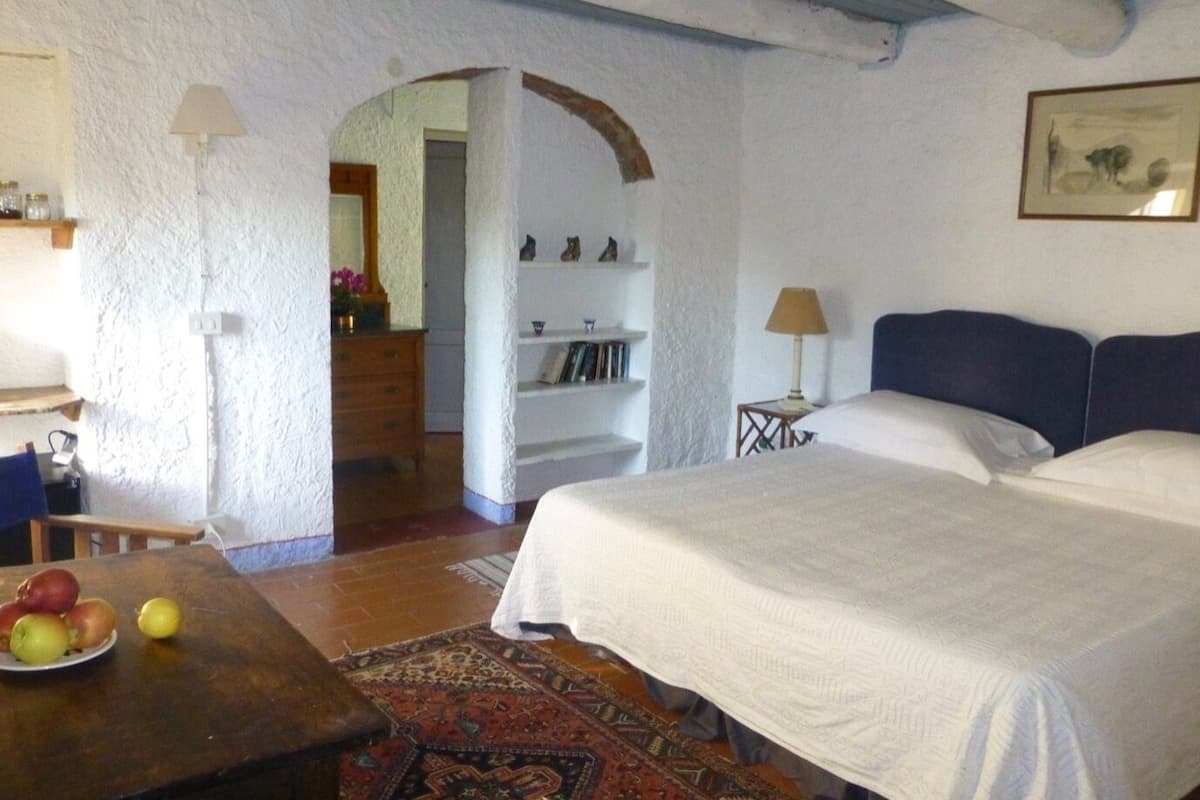 1 habitación, decoración personalizada y escritorio