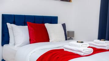 3 bedrooms, iron/ironing board, free WiFi, bed sheets