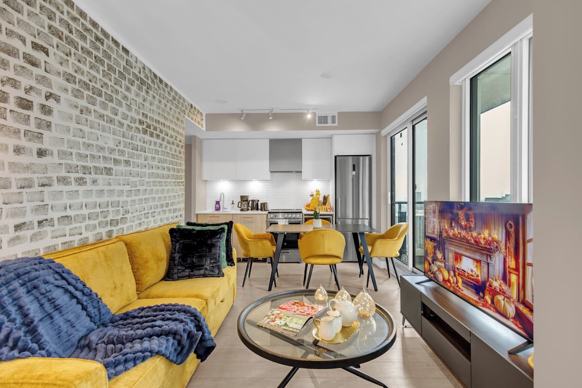 Grand-Suite, 3 Schlafzimmer, Balkon | Wohnbereich