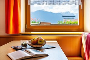 Interior - Apartment 'Hofblick' with Mountain View, Private Terrace and Wi-Fi (Rodeneck)