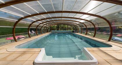 Maison 'Domaine De Lestroué - La Métairie' avec piscine partagée, terrasse privée et Wi-Fi