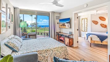 Departamento de lujo, vista al océano | Camas extra