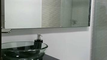 Basic Apartment, 2 Bedrooms | Bathroom | Towels, toilet paper