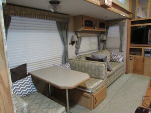 Living area - Totality Eclipse Lodging Fifth Wheel Camper (Goreville)