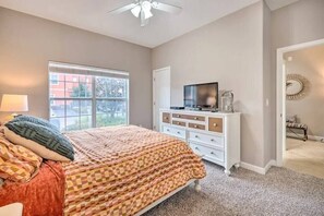 4 bedrooms, iron/ironing board, travel crib, WiFi