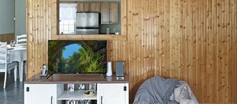 Relax by our scenic brook and enjoy the view of the Green Mountains!