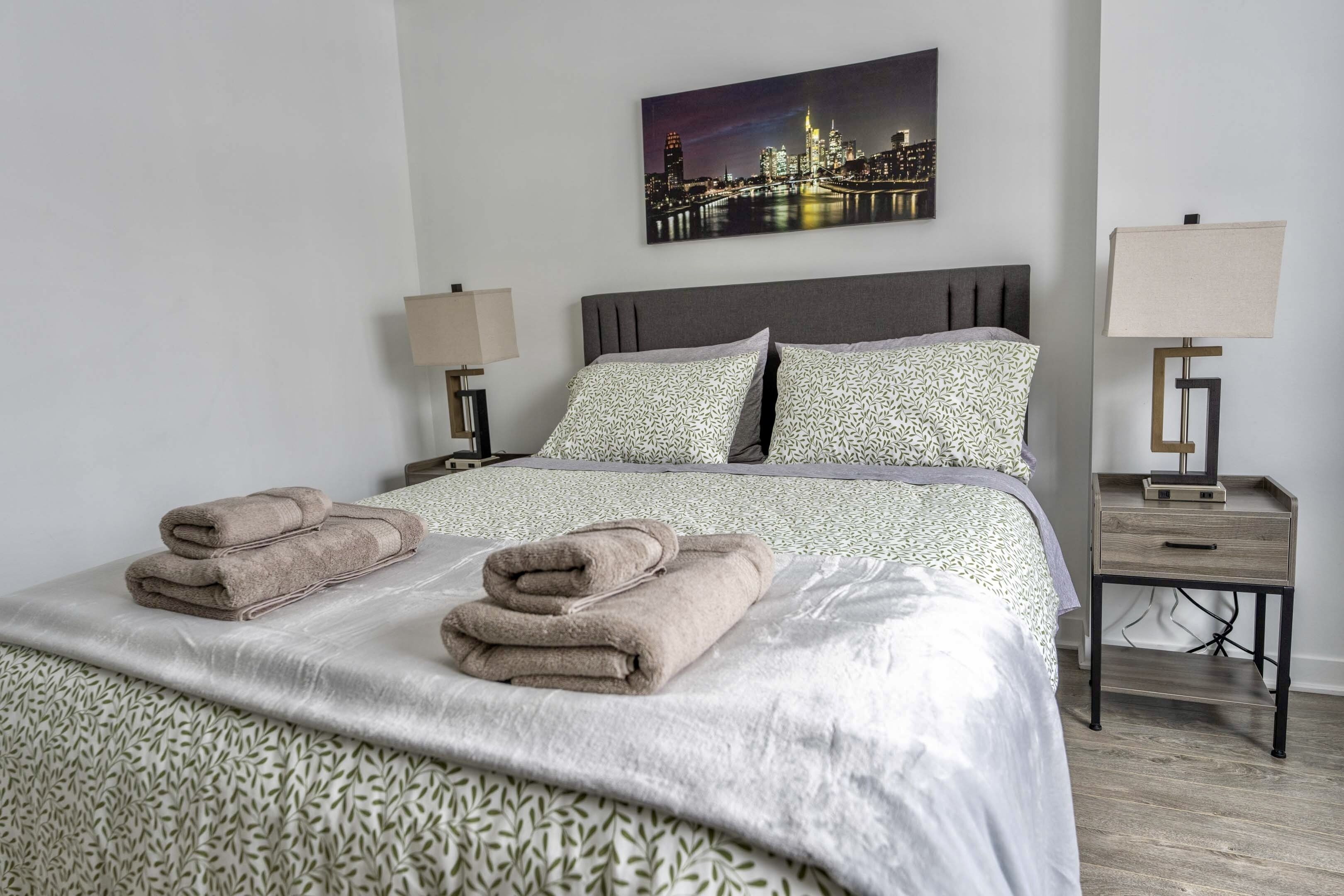 2 chambres, bureau, fer et planche à repasser, Wi-Fi gratuit