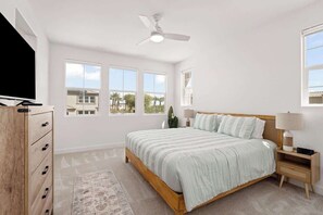 3 dormitorios, tabla de planchar con plancha, wifi y ropa de cama