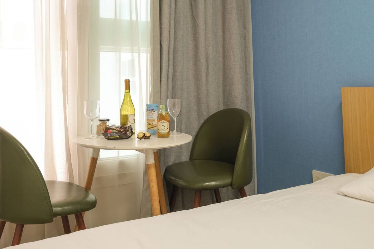 Apartment-Ground Floor(Bed&View randomly assigned,Extra futon does NOT included in extra person fee) | エジプト綿のシーツ、高級寝具、遮光カーテン、防音設備