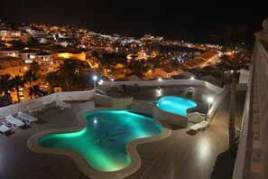 Et oppvarmet basseng